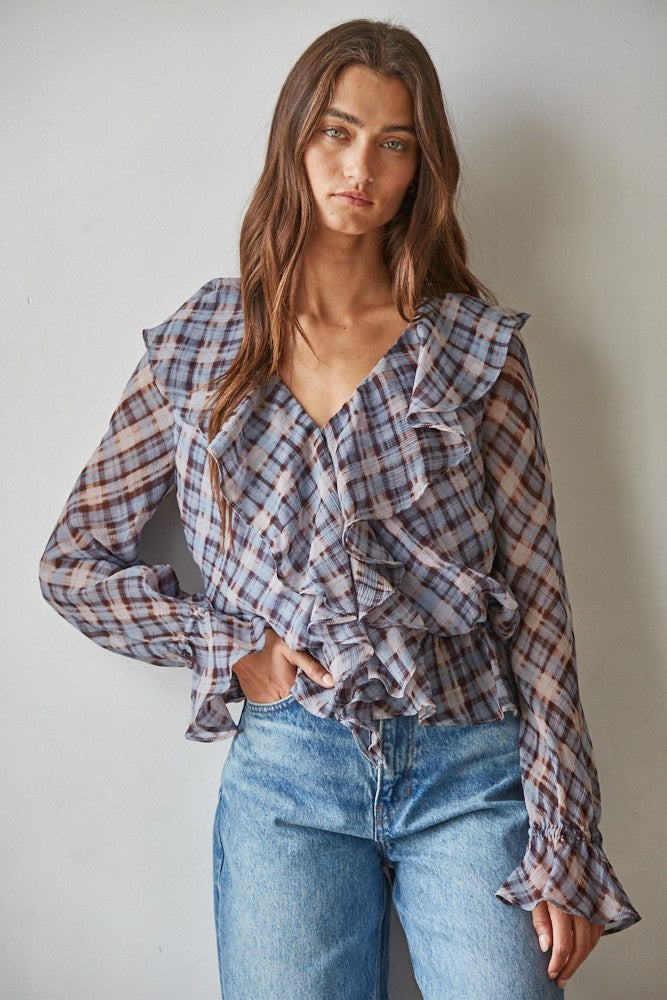 Fenella Peplum Top