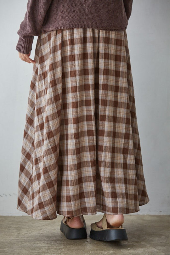 Acacia Plaid Skirt