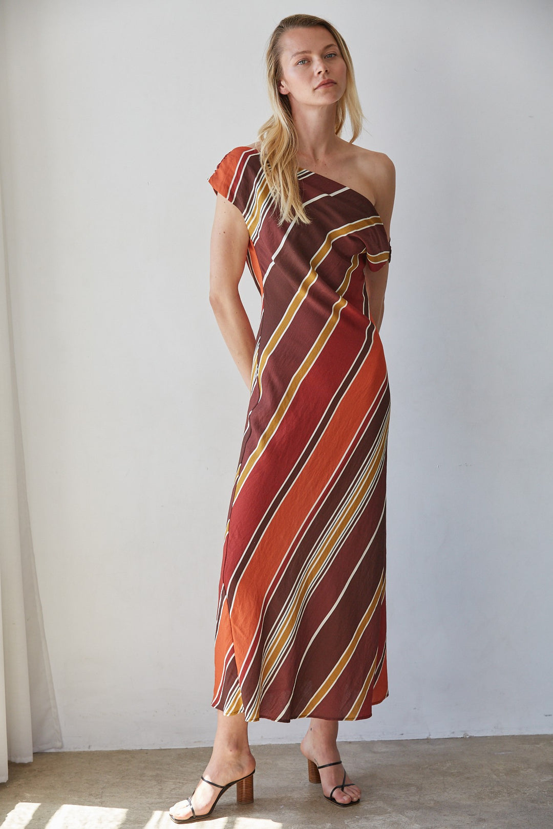 Issey Striped Maxi Dress
