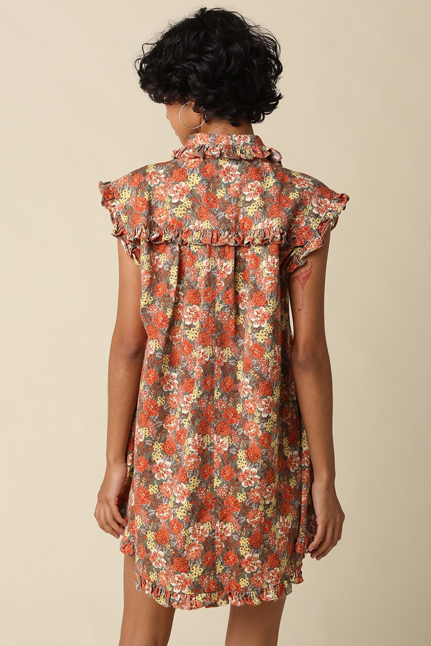 Poppy Floral Shirt Dress
