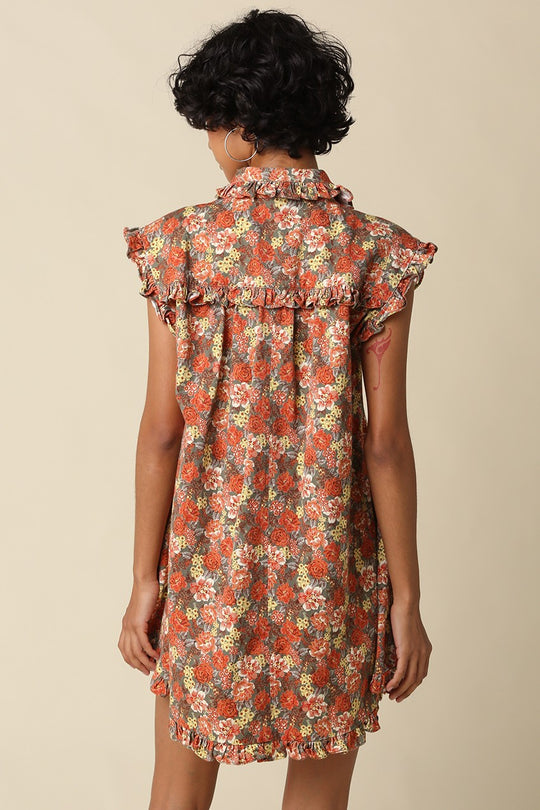 Poppy Floral Shirt Dress