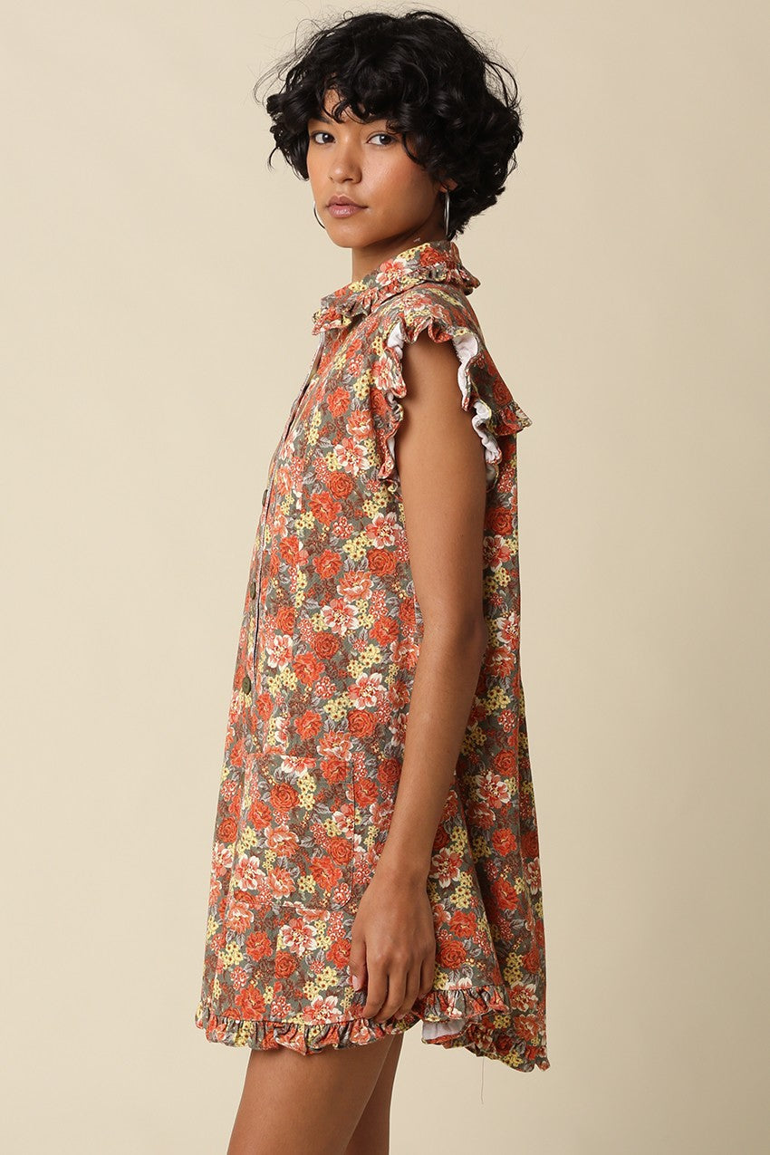 Poppy Floral Shirt Dress