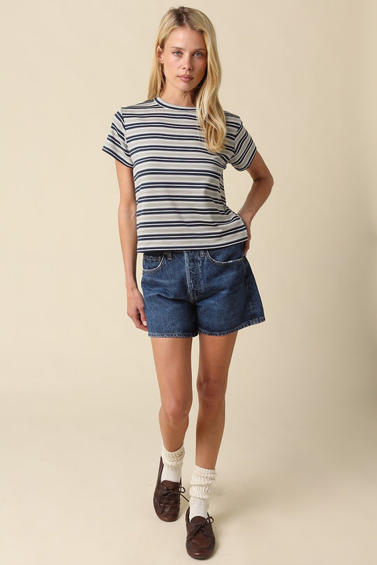 Mila Stripe Baby Tee