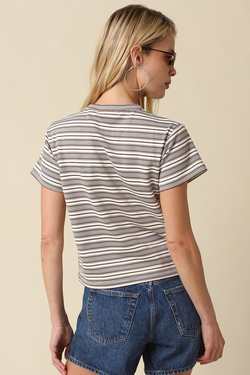 Mila Stripe Baby Tee