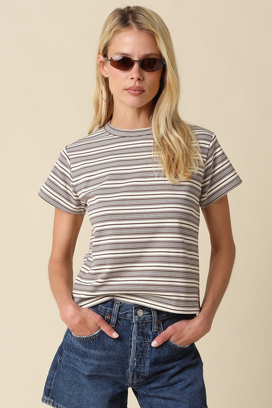 Mila Stripe Baby Tee