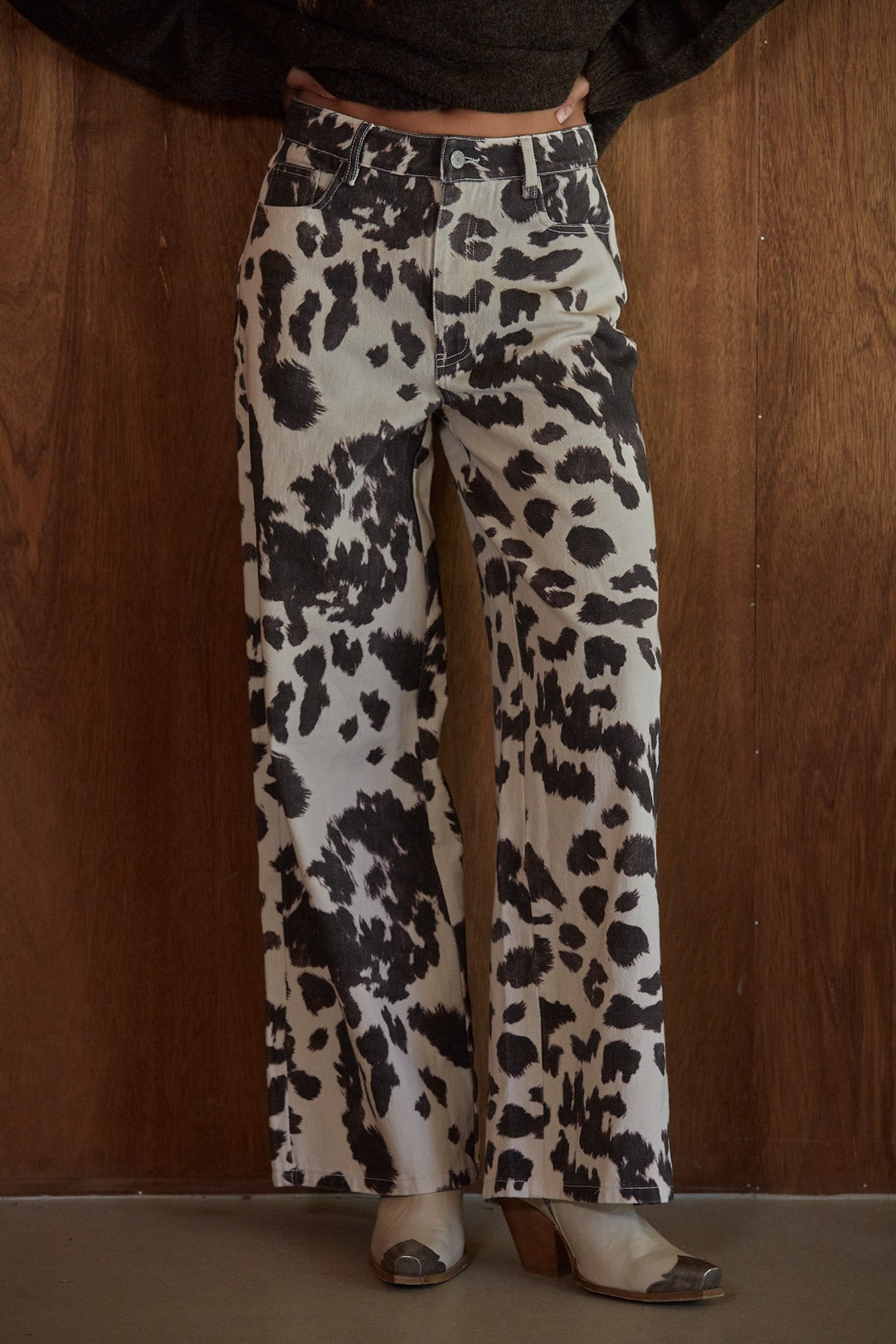 Cow Printed Pant