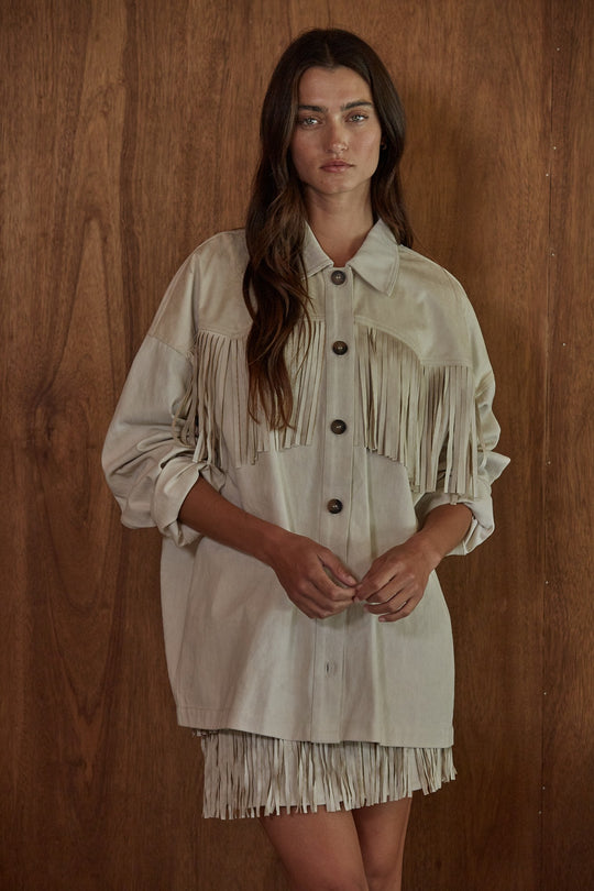 Tahoe Fringed Shacket