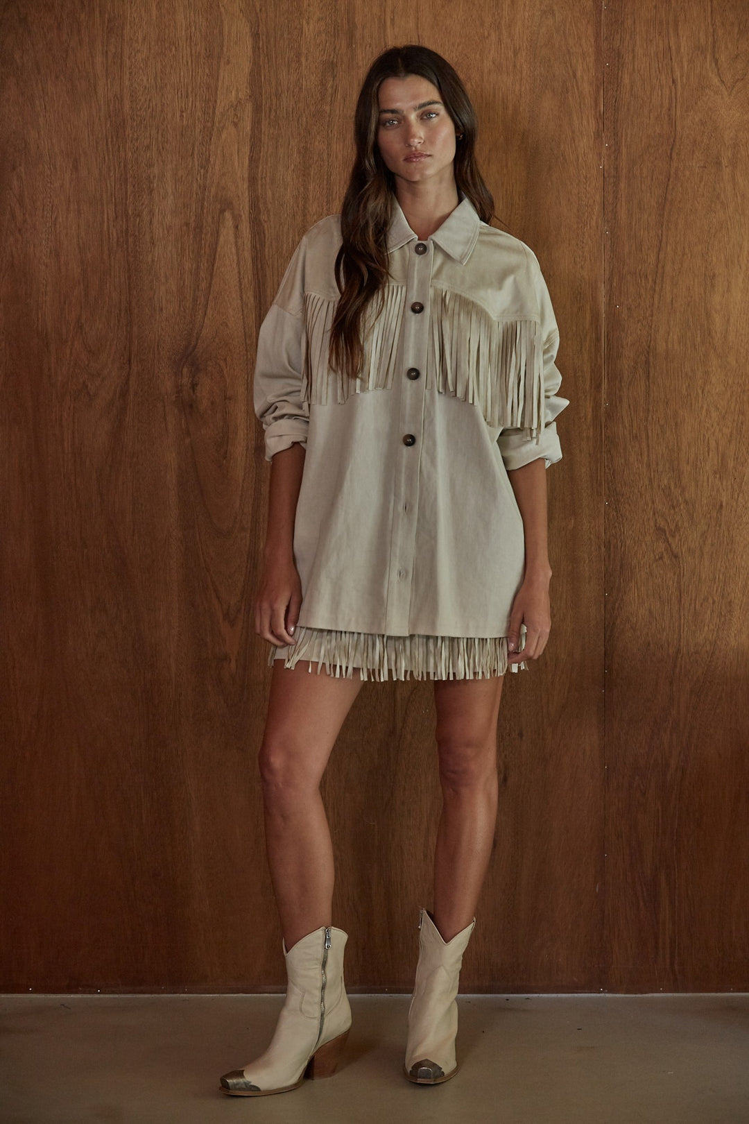 Tahoe Fringed Shacket
