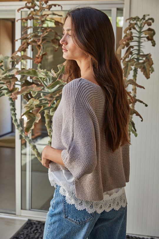 Mener Lace Top