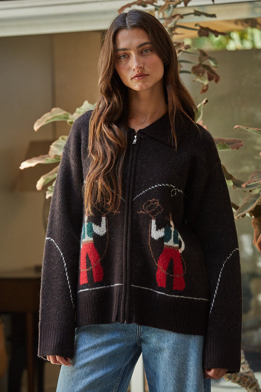 Ropen Cowboy Cardigan