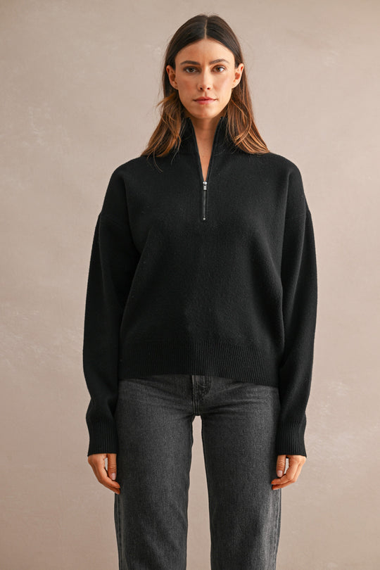 Junie Half Zip Sweater