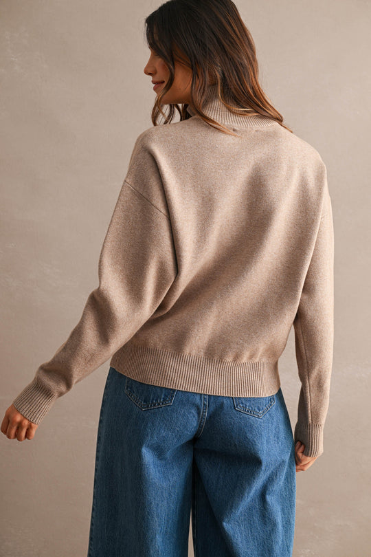 Junie Half Zip Sweater