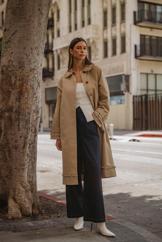 Ruffle My Feathers Trench