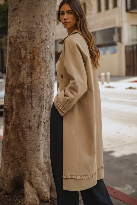 Ruffle My Feathers Trench