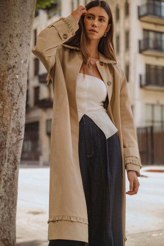 Ruffle My Feathers Trench