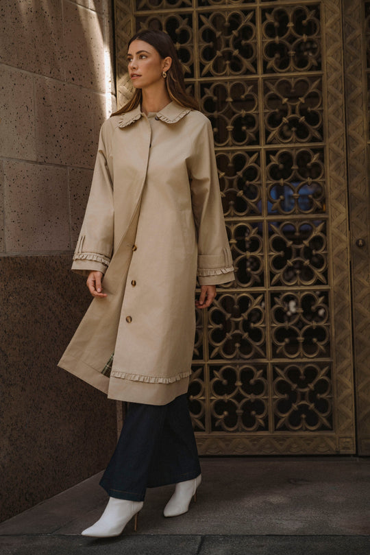 Ruffle My Feathers Trench