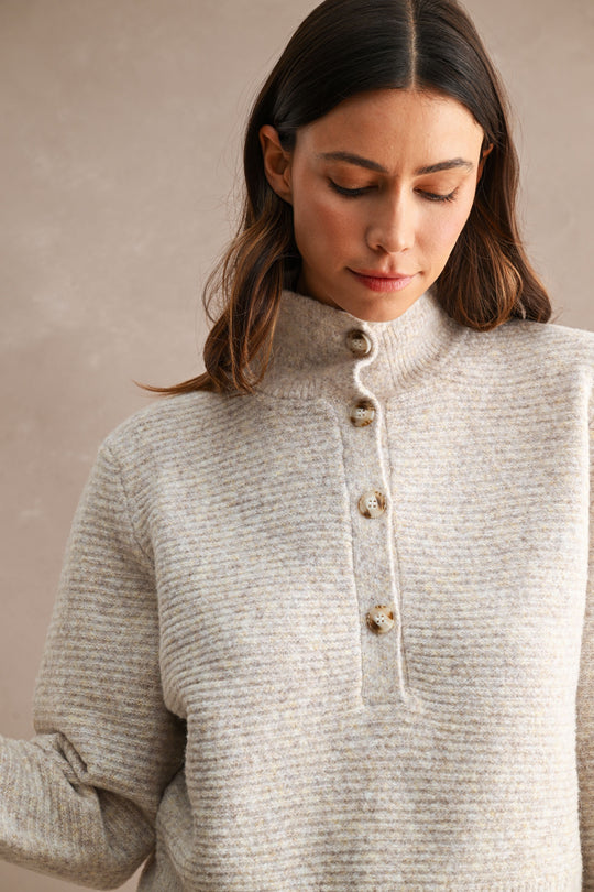 Lacey Ribbed Sweater