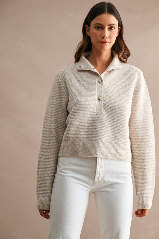 Lacey Ribbed Sweater