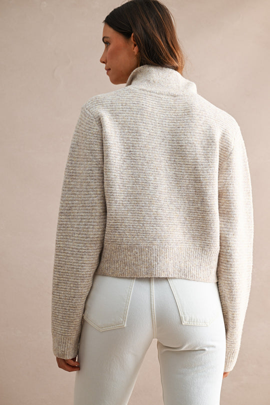 Lacey Ribbed Sweater