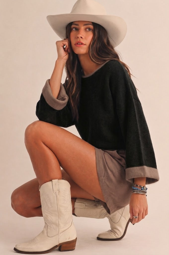 Loral Contrast Sweater