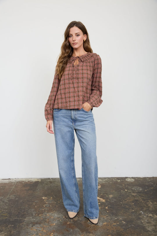 Jordan Plaid Top