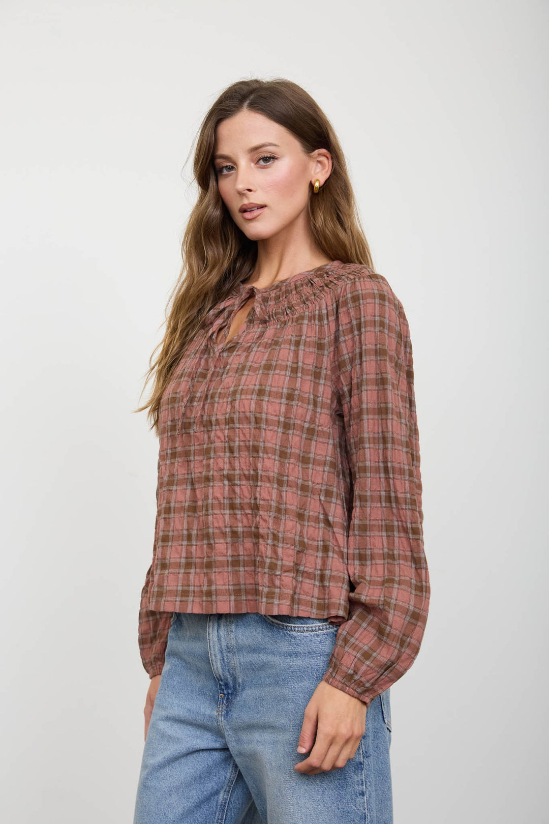 Jordan Plaid Top