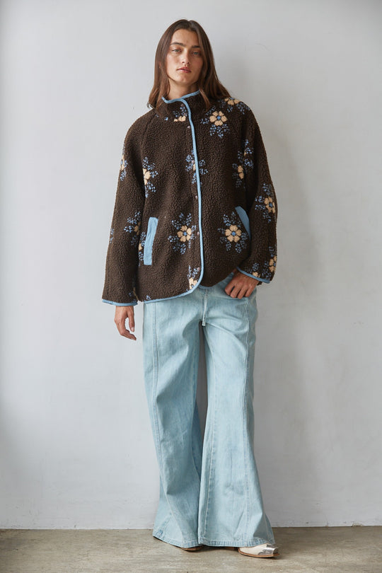Bramley Floral Sherpa Jacket
