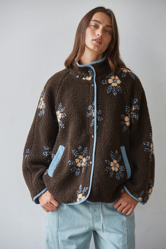 Bramley Floral Sherpa Jacket