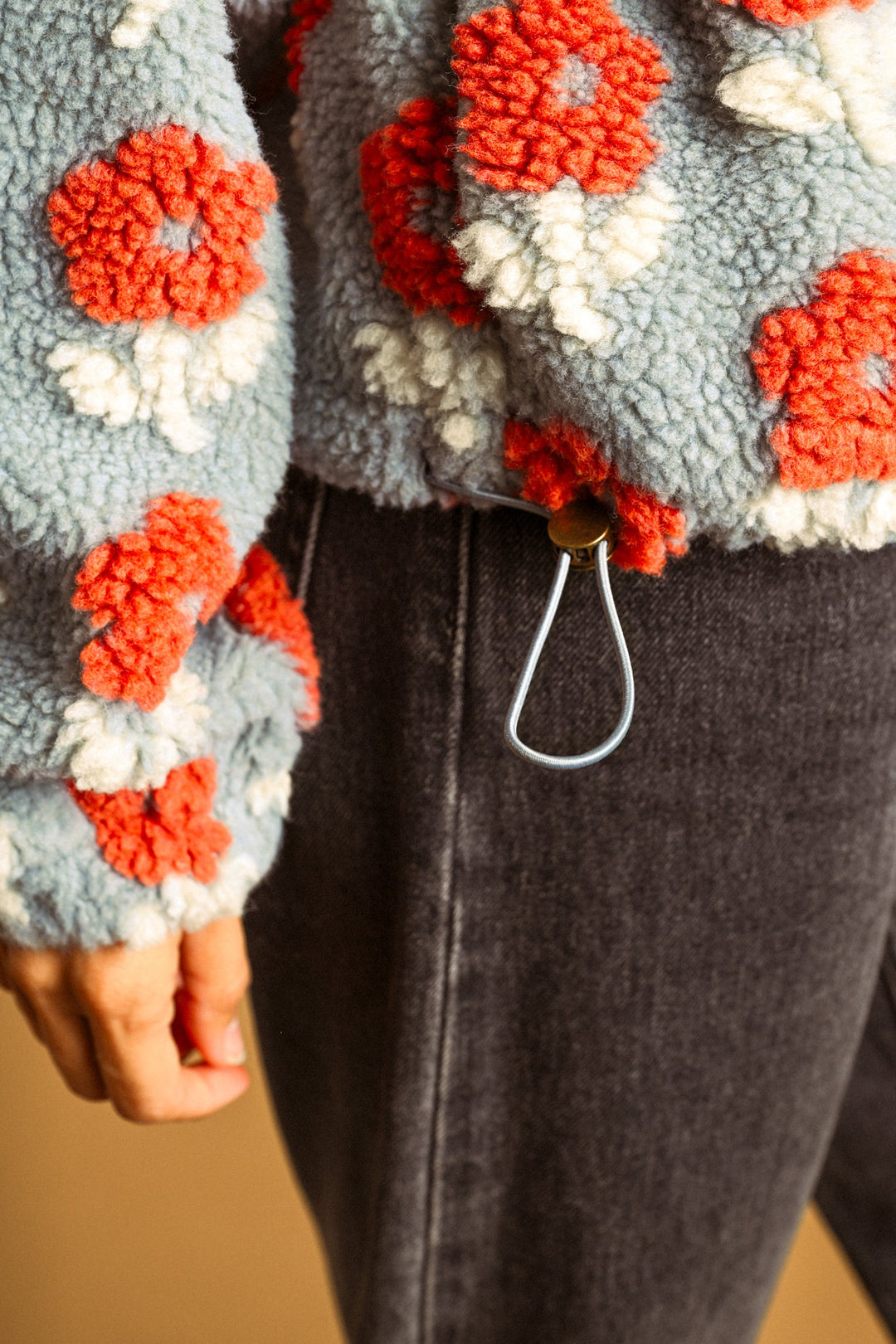 Floral Sherpa Jacket