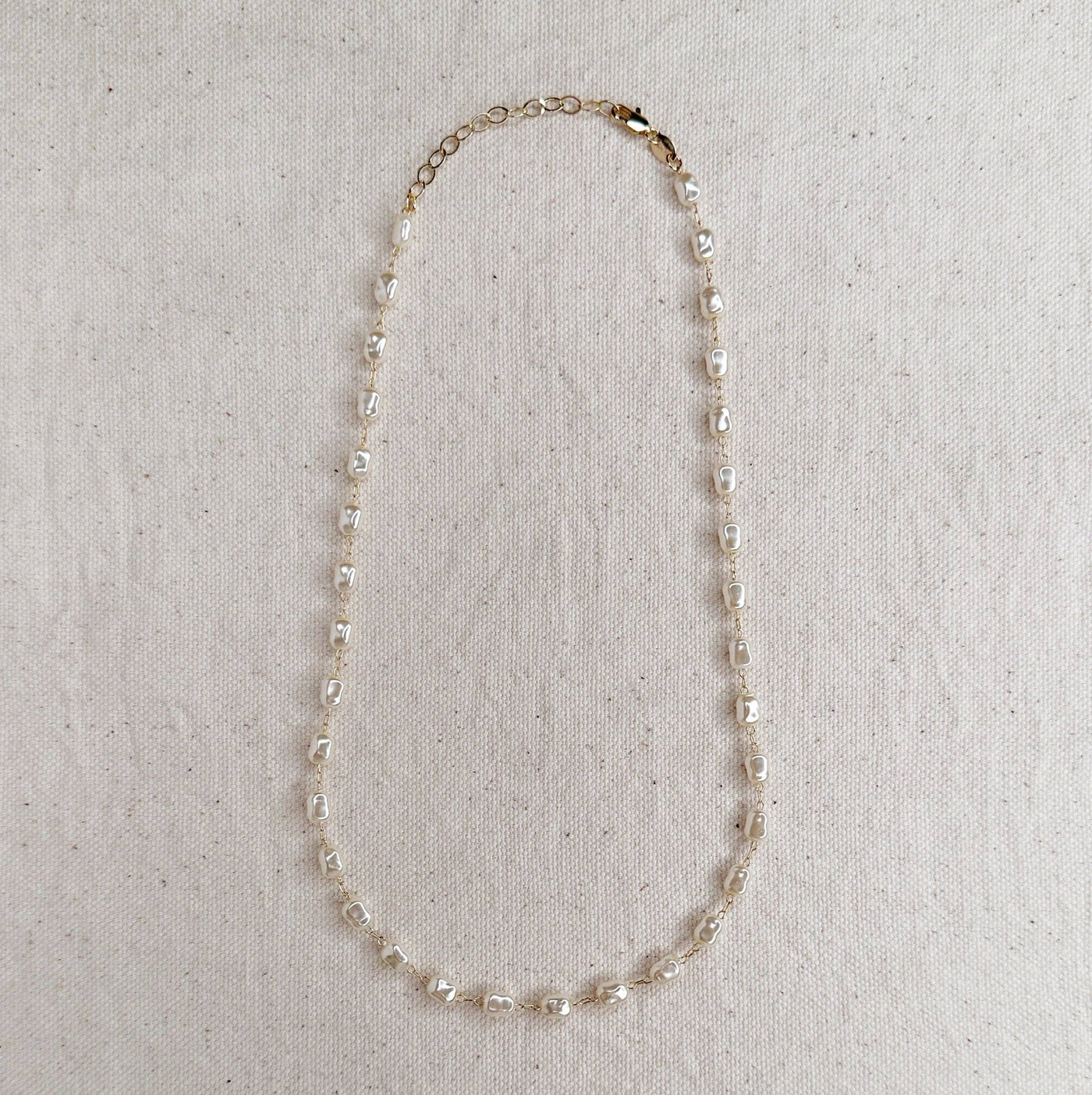 Baroque Pearl Necklace GoldFi