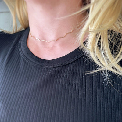 Zig Zag Choker GoldFi