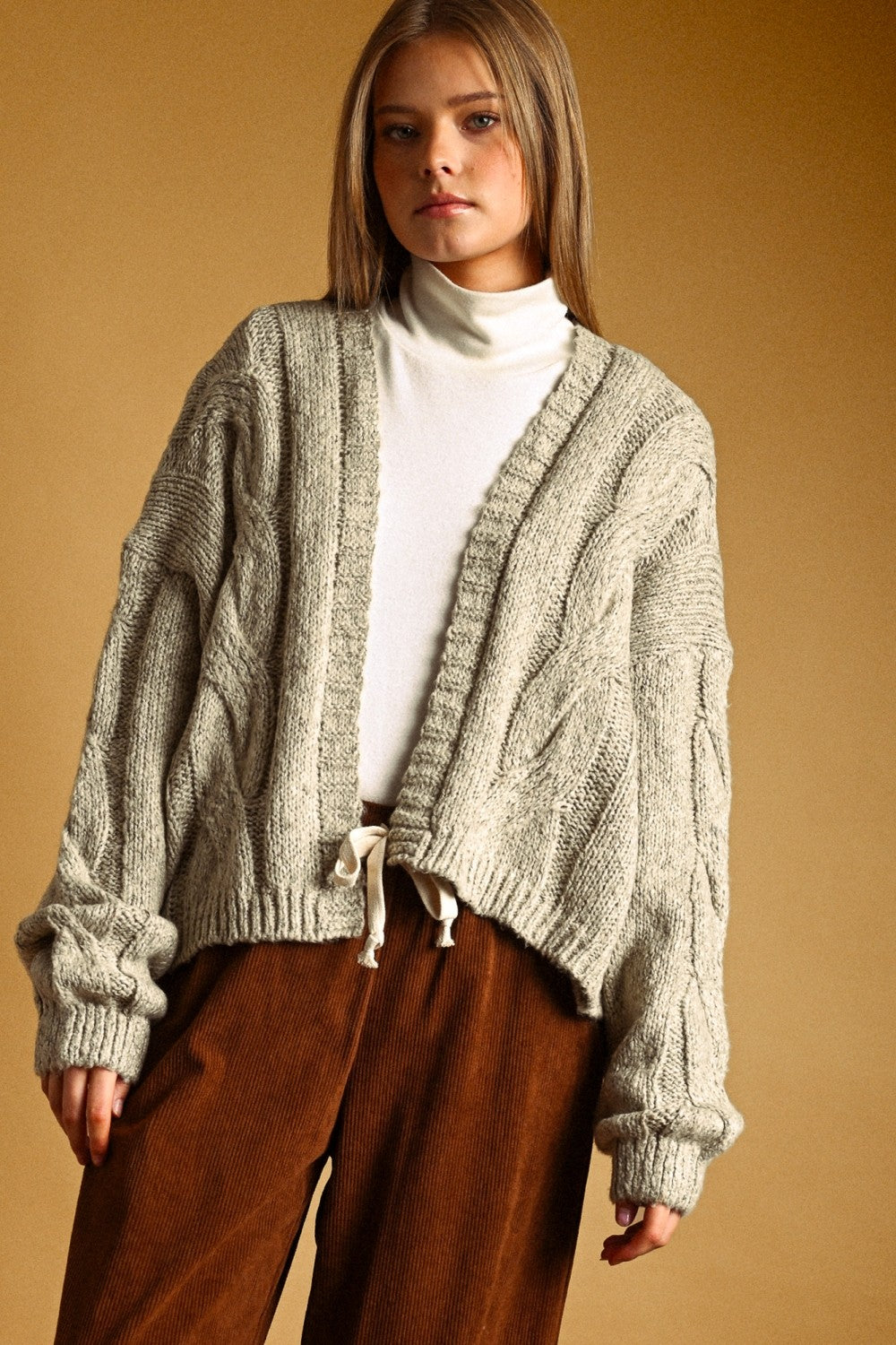 Bowie Cable Cardigan