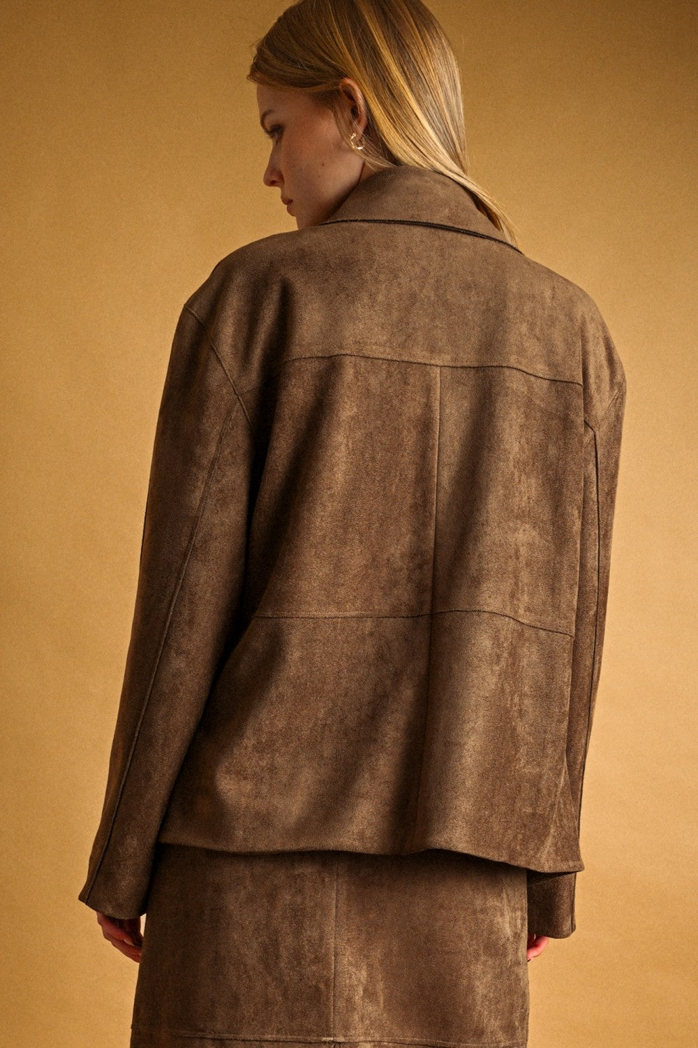 Jade Suede Blazer