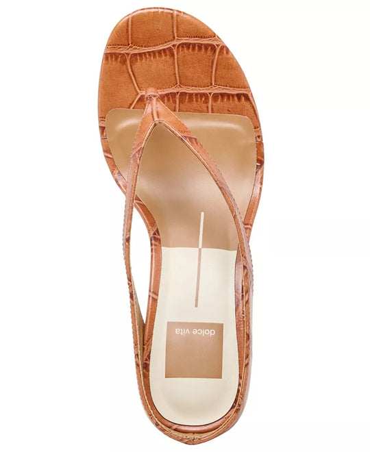 Doreen Croco Thong Sandal - Beloved Boutique 