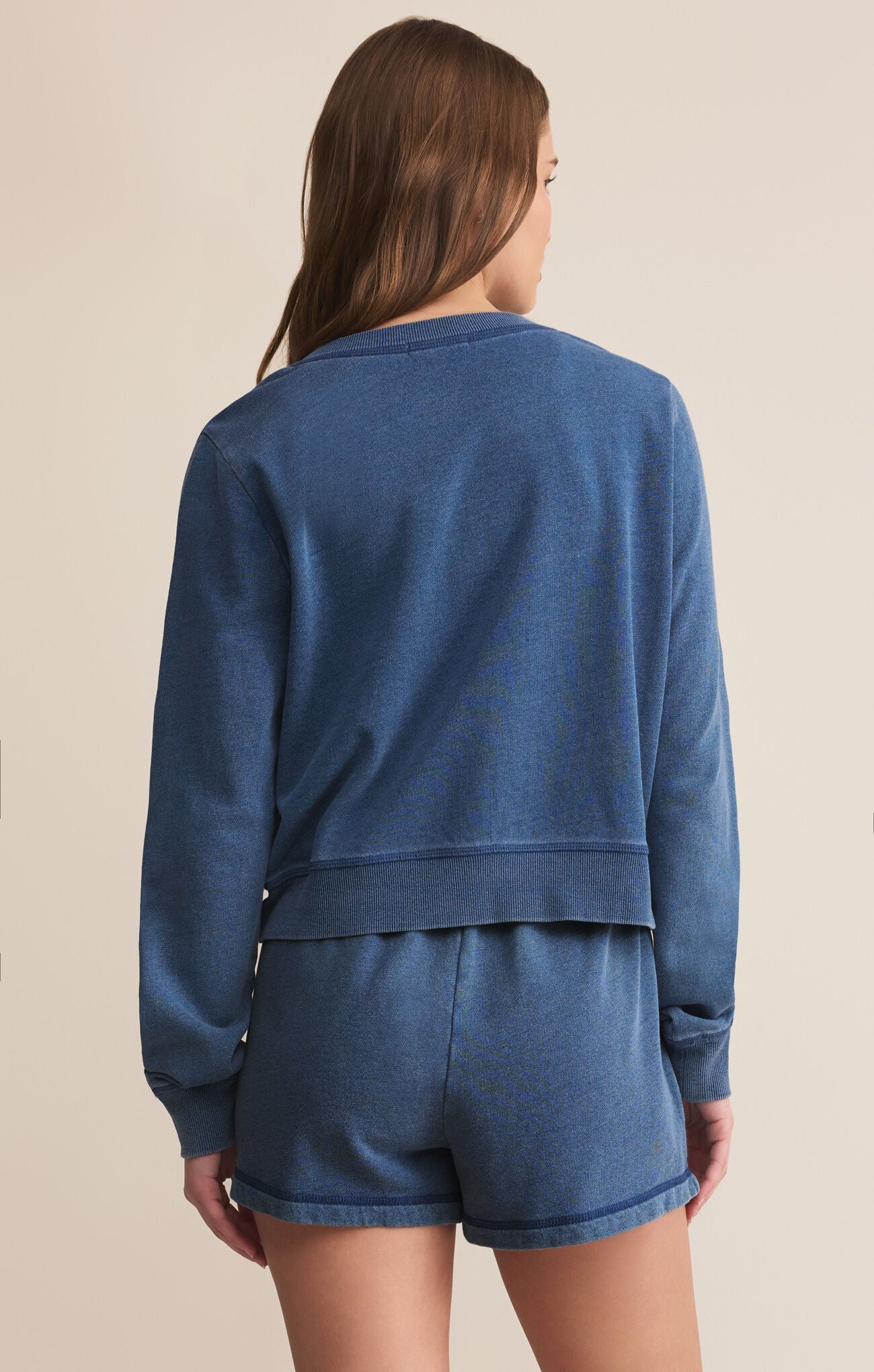 Daily Knit Denim Cardigan
