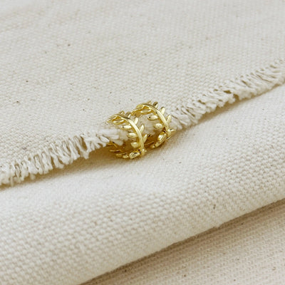 18k Gold Filled Leaf Clicker Earrings GoldFi