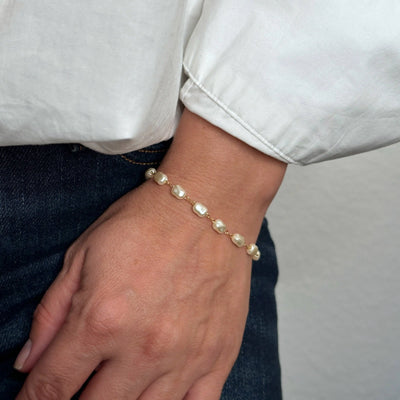 Baroque Pearl Bracelet GoldFi