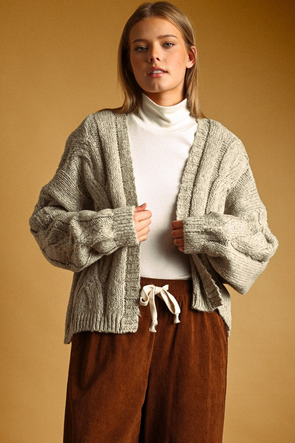 Bowie Cable Cardigan