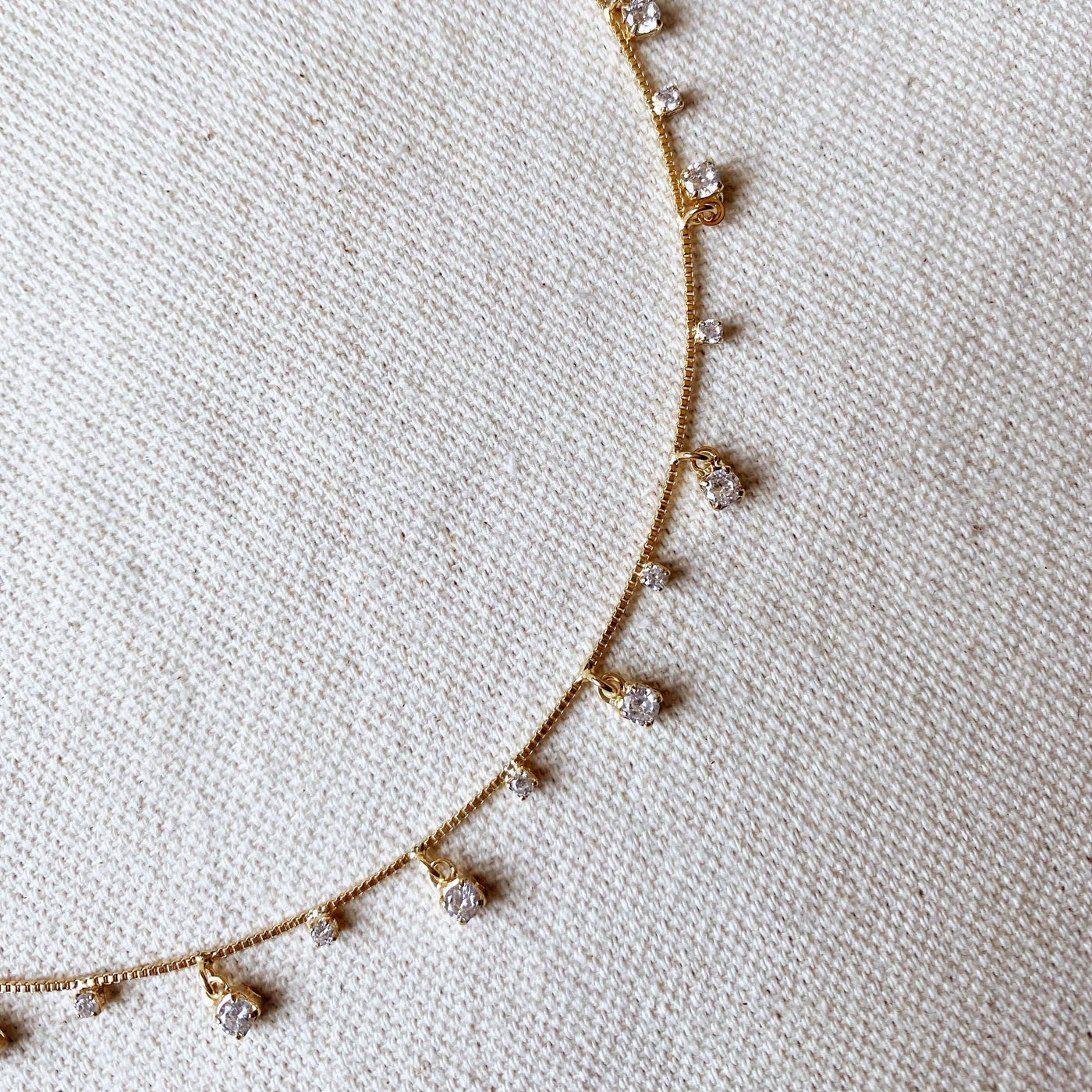 18k Gold Filled Sparkles Necklace GoldFi