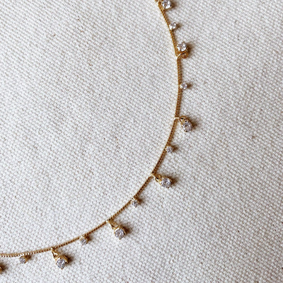 18k Gold Filled Sparkles Necklace GoldFi