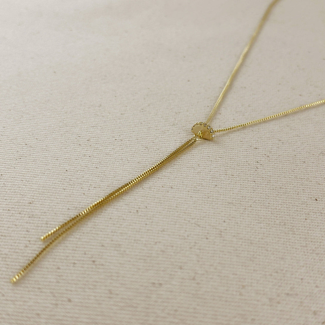 18k Gold Filled Tassel Necklace - Beloved Boutique 