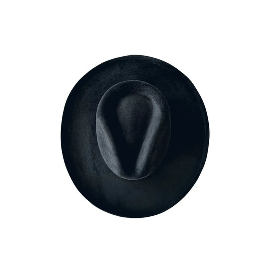 Vegan Pencil Curl Stiff Brim Fedora Hat