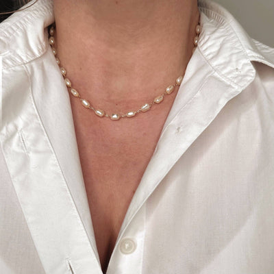 Baroque Pearl Necklace GoldFi