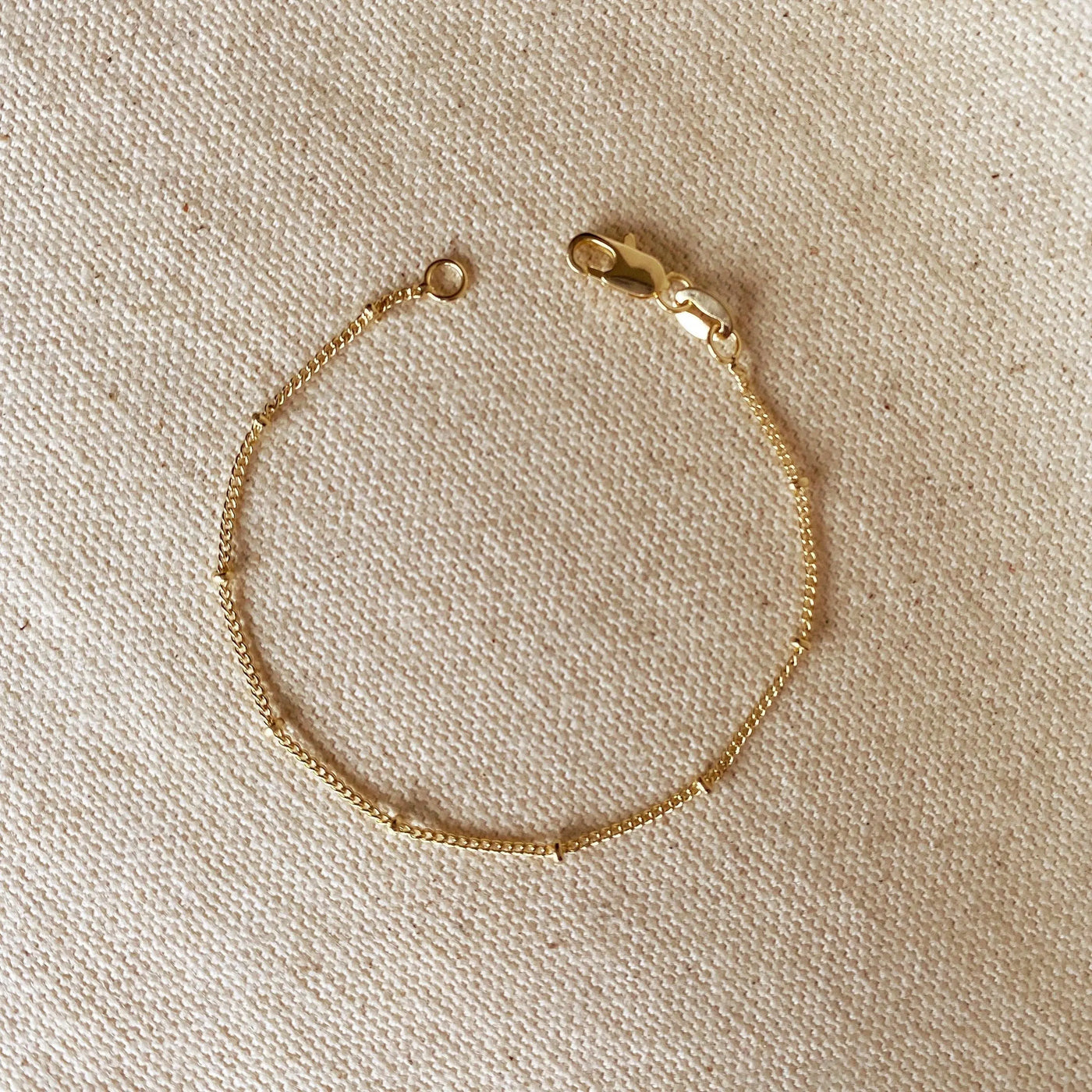 18k Gold Filled Satellite Bracelet GoldFi