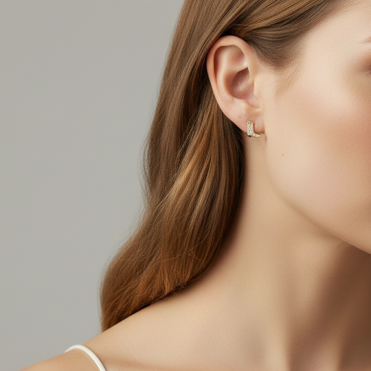 18k Gold Filled Mini Cowgirl Boot Earrings - Beloved Boutique 