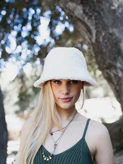 Suede Combo Reversible Bucket Hat
