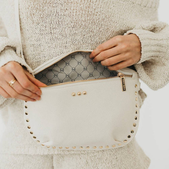 Pebble Sabrina Studded Bum Bag