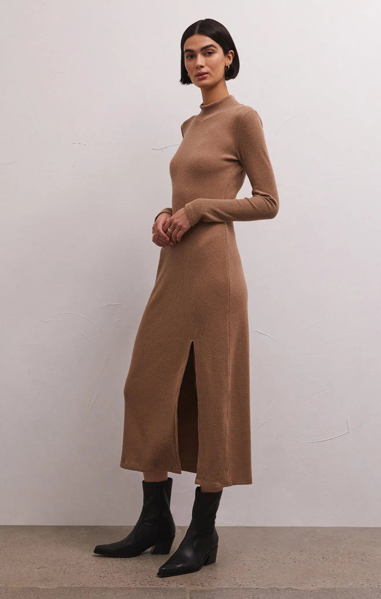 Ophelia Mock Neck Dress
