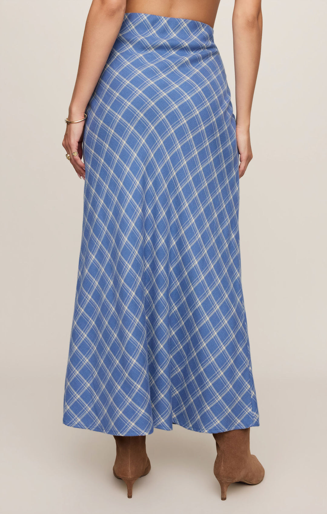 Europa Plaid Skirt