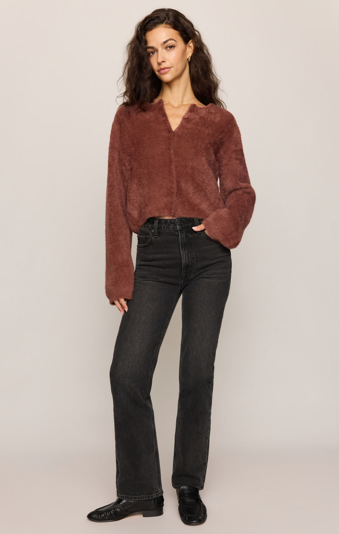 Winterglow Fluffy Cardigan